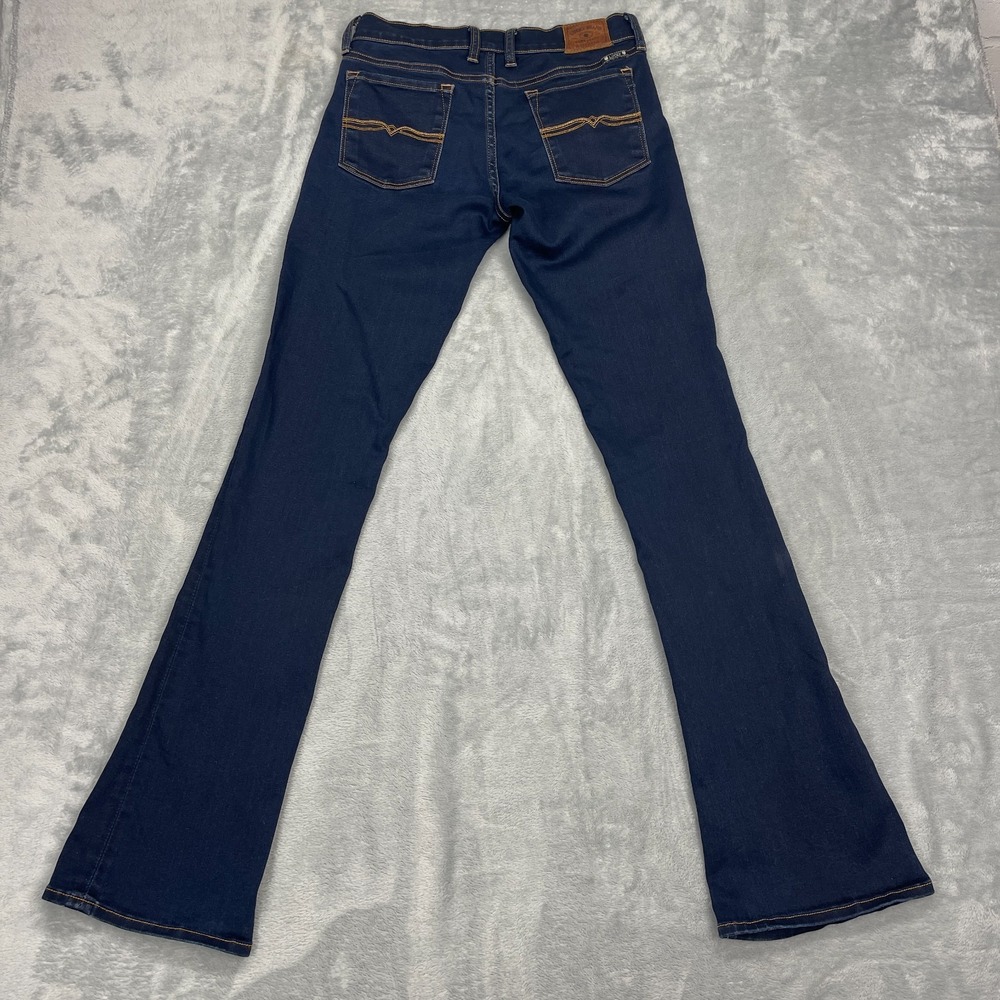 Lucky Brand Jeans Women 2/26L (28x35) Blue Denim Dark Wash Charlie Baby Boot Cut - Picture 2 of 10